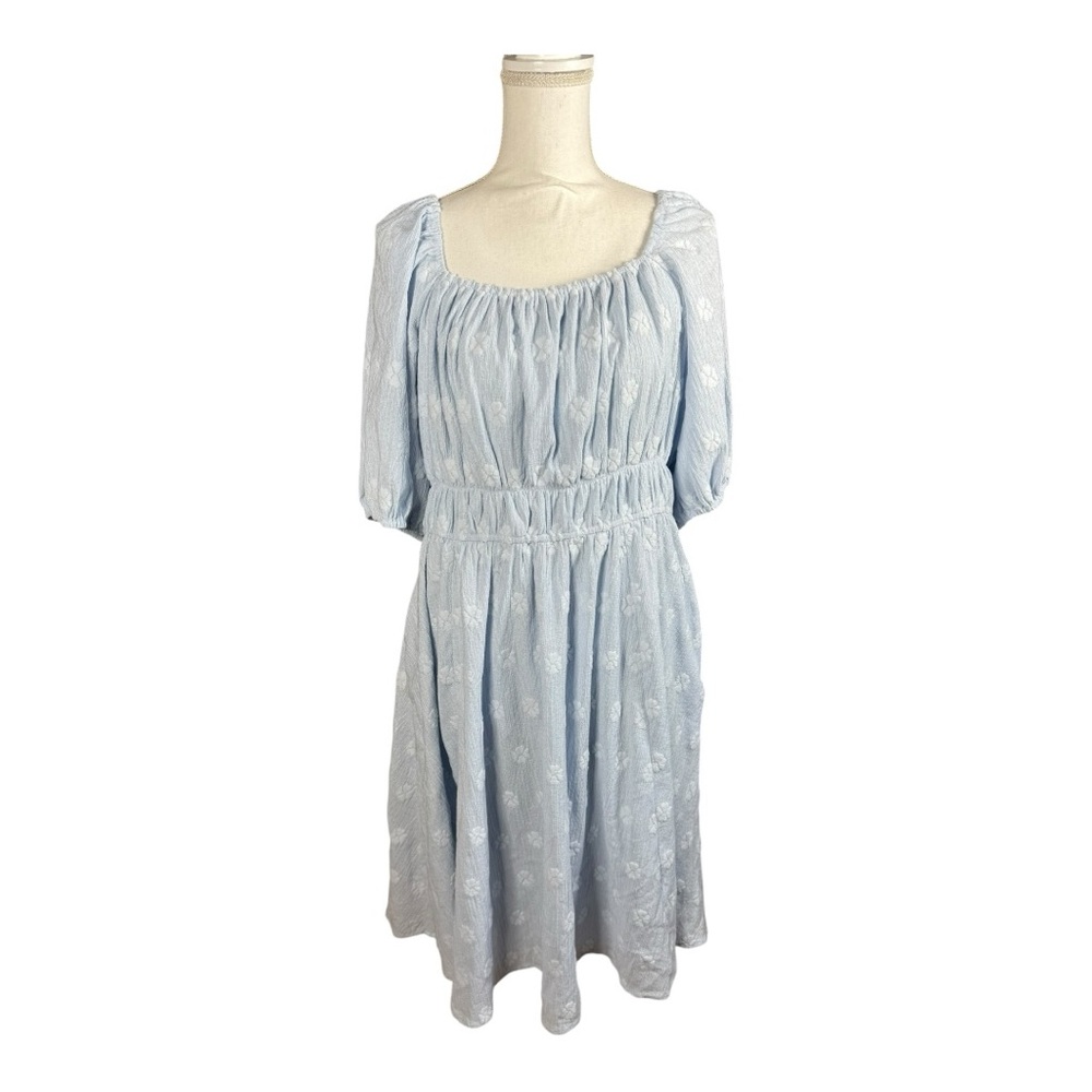 NWT Baltic Born Smocked Midi‎ Sundress with Puff Sleeves